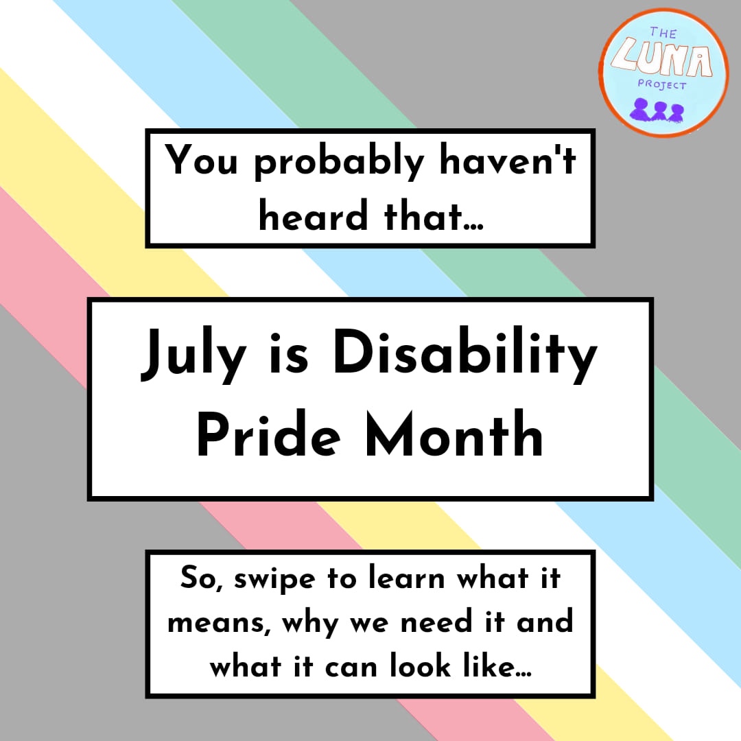 July is Disability Pride Month – Disciplining With Gentle Firmness