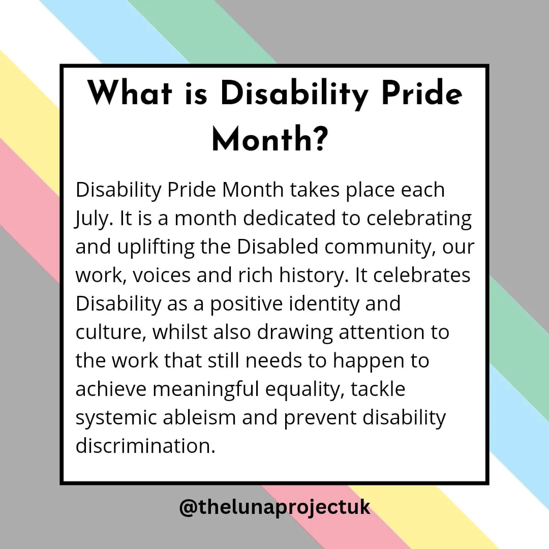 July is Disability Pride Month – Disciplining With Gentle Firmness